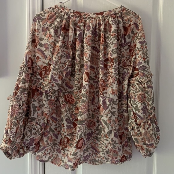 Anthropologie Love The Floral Label Botanical Top NWOT Size Medium - Picture 12 of 14